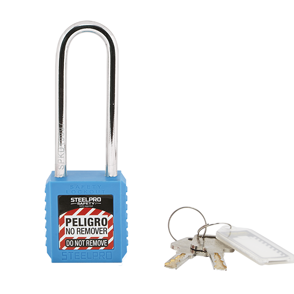 Candado Steelpro Dielectrico Azul - steelprosafety
