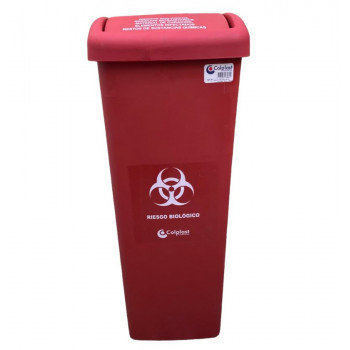 Caneca roja 53L Colplast vaivén Electromanfer