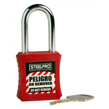 Candado Lock Out rojo Steelpro