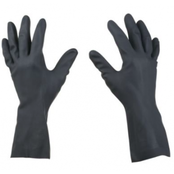 GUANTE CAUCHO  NEGRO T8 C35